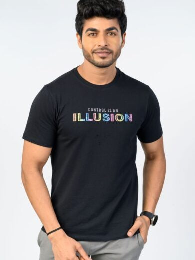 Men’s Black Graphic T-Shirt