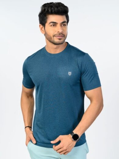 Men’s Teal Blue Heathered T-Shirt