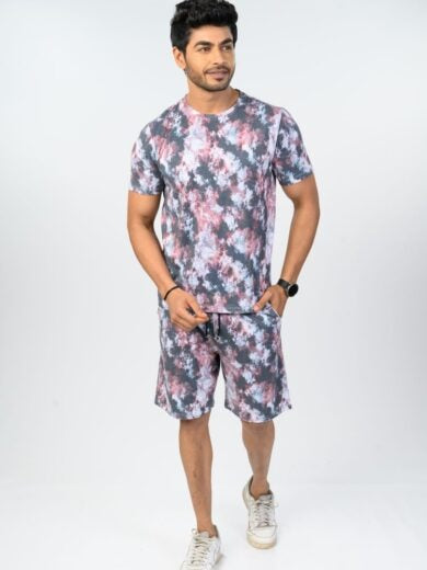 Men’s Abstract Tie-Dye Co-Ord Set