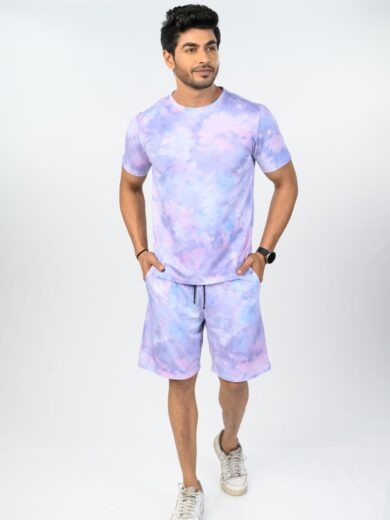 Men’s Pastel Tie-Dye Co-Ord Set