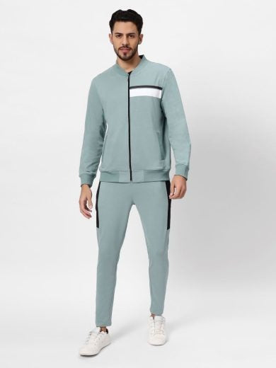 Men’s Sage Green Tracksuit Set