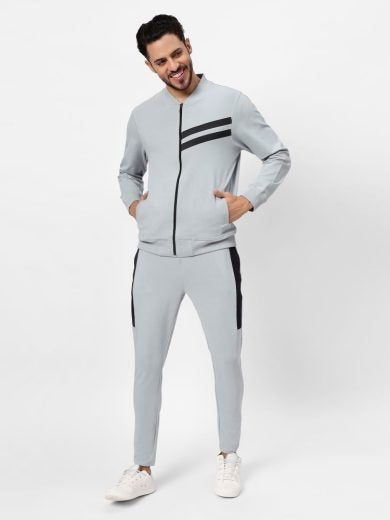 Men’s Light Grey Tracksuit Set