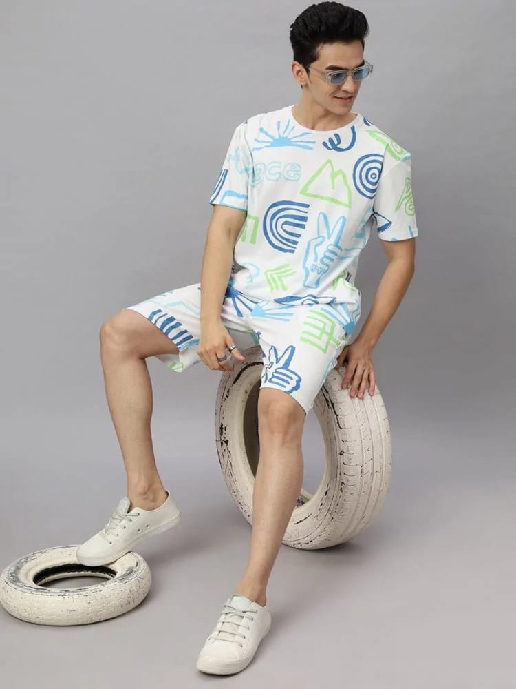 Men’s Funky Graphic Co-ord Set